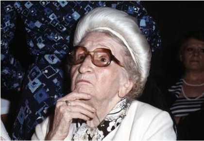 Foto di Wanda Capodaglio da anziana